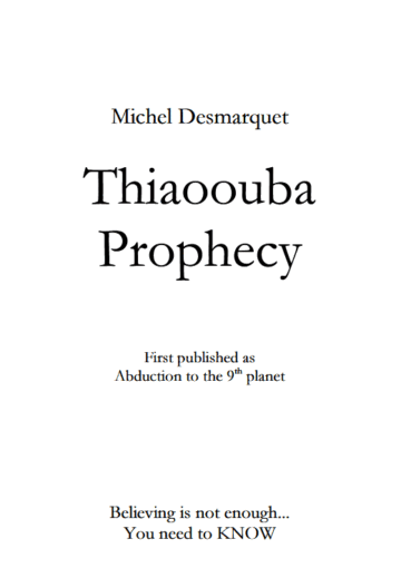 Thiaoouba Prophecy - E-Book - in 12 languages